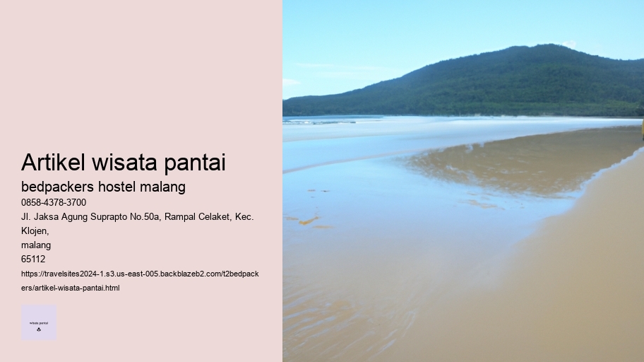 artikel wisata pantai