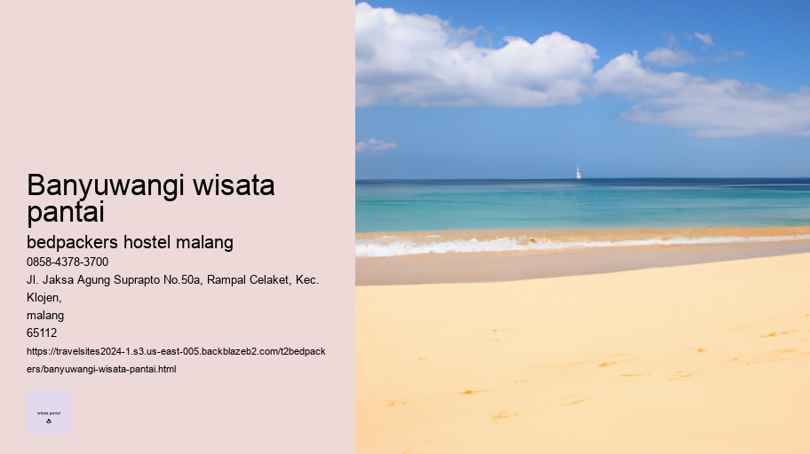 banyuwangi wisata pantai