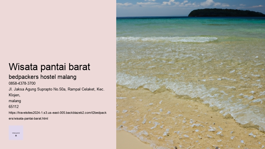 wisata pantai barat